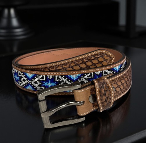 Cintura western con perline