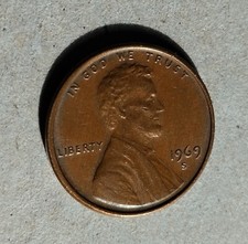 Penny moneta one - one, 1969
