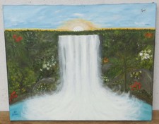 " Giungla Con Cascata E Lago "