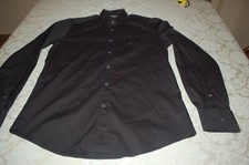 Antony Morato, Camicia uomo, Nera, Cotone, tg 46 slim, Come nuova