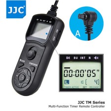 JJC Timer LCD Telecomando per Canon EOS 5D Mark IV III II 7D 6D Mark II 5DS R