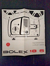 VINTAGE BOLEX 18-5 PROIETTORE 8 mm ISTRUZIONI PER L' USO PUBBLICITA BROCHURE