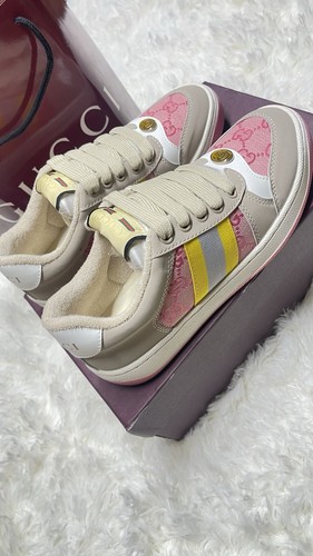 Gucci screener sneaker rosa - screener,
