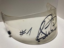 Visiera casco autografata