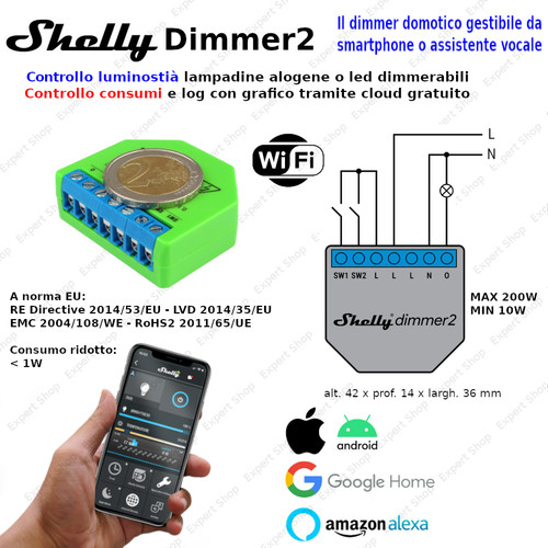 Shelly dimmer wifi - shelly,