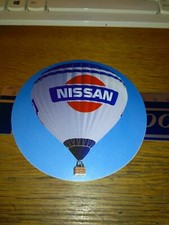 ADESIVO VINTAGE STICKER kleber PALLONE MONGOLFIERA BALLON NISSAN 