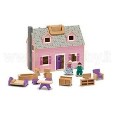 Casa delle Bambole Legno Trasportabile 13701 Melissa & Doug 2 Anni+