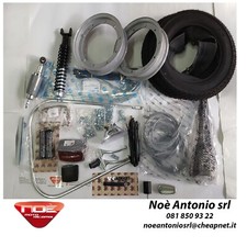 KIT RICAMBI RESTAURO VESPA 50 COMPLETO DI GOMME AMMORTIZZATORI CERCHI FARI LEVE