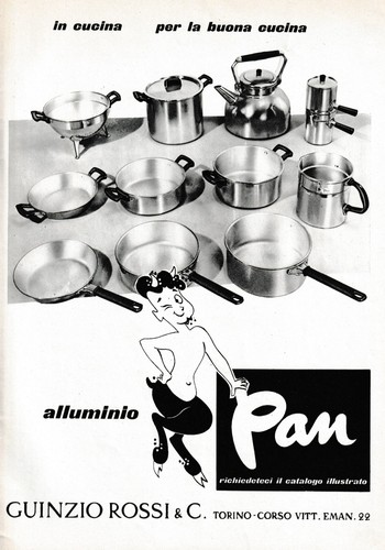 Pubblicita 1953 pan alluminio - 1953,