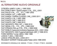 46420960 ALTERNATORE ORIGINALE
