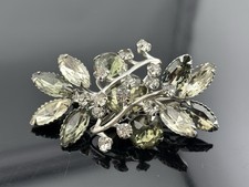 VTG Silver Tone White Olive 