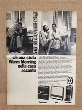 Stufa Warm Morning Pubblicità vintage anni '70