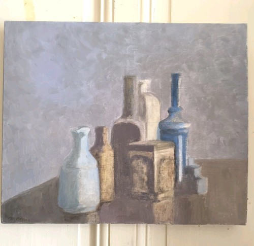 Olio tela mireille besson - su,