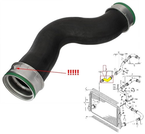 Tubo turbo intercooler - , per
