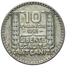 Francia 10 Franchi Francesi Argento 680 10 grammi UNA MONETA VARI ANNI