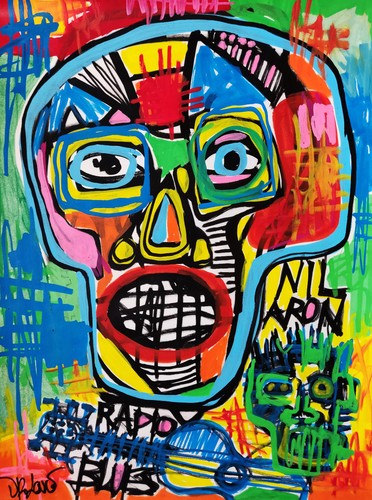Love basquiat teschio - dr.,