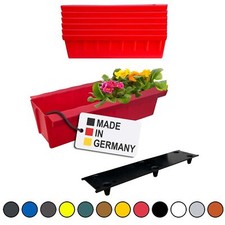 Pallet Fioriera 6er-Set Rosso