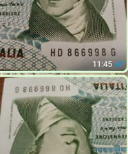 LIRE 5000 BELLINI NUMERO SERIE STROBOGRAMMATICO FDS RARISSIMO NO RADAR NO LOTTO