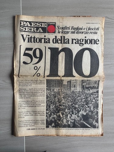 Paese sera 1974 - paese, 14/5/1974