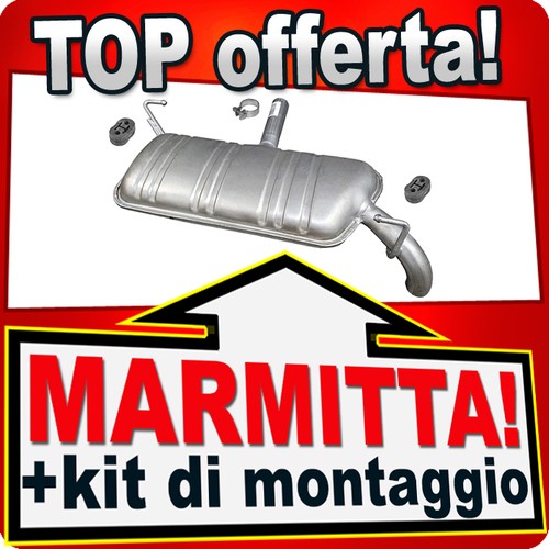 Silenziatore posteriore per - silenziatore,