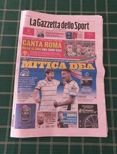GAZZETTA DELLO SPORT MILAN - ROMA 0-1 DEL 12/04/24 LIVERPOOL- ATALANTA 0-3 EL
