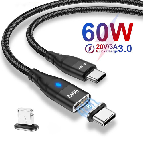 Cavo usb magnetico tipo - cavo, tipo-c