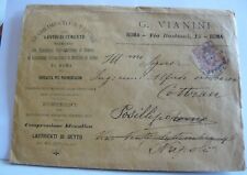 ROMA 1897 _ STABILIMENTO  "  G.  VIANINI " _ LAVORI IN CEMENTO - PIASTRELLE ecc: