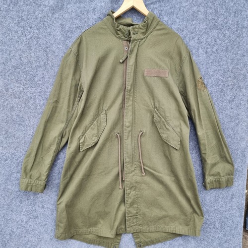 Grazioso parka militare verde
