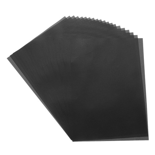 Fogli nero trasparente - nero,