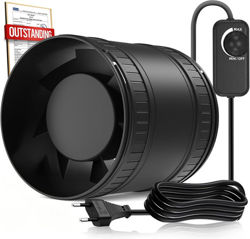 Ventilatore tubolare 100 - , mm