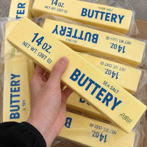 Jumbo butter stick squishy - butter,
