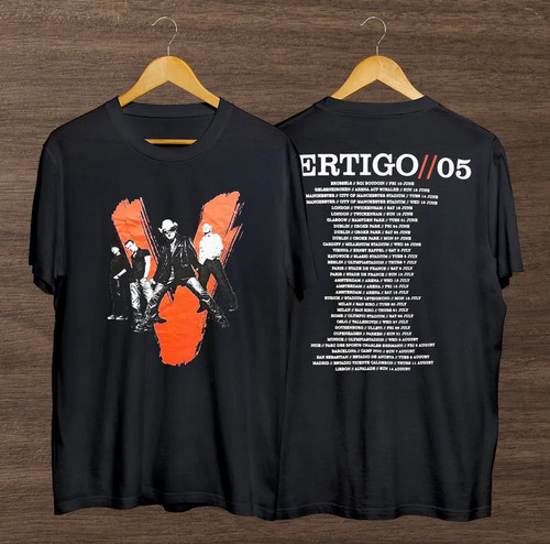 Shirt vertigo tour 2005 - vertigo,