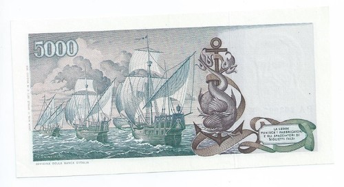5000 lire colombo - , del