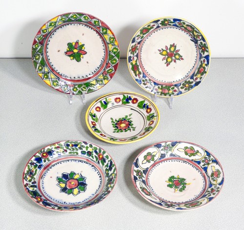 Set 5 piatti maiolica - set,