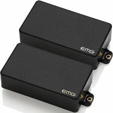 EMG 81/85 Humbucker Pickup Set - Nero attivo NUOVO spedizione gratuita