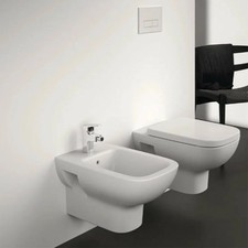 Sanitari Ideal Standard sospesi Rimless con copriwater originale I.Life A 