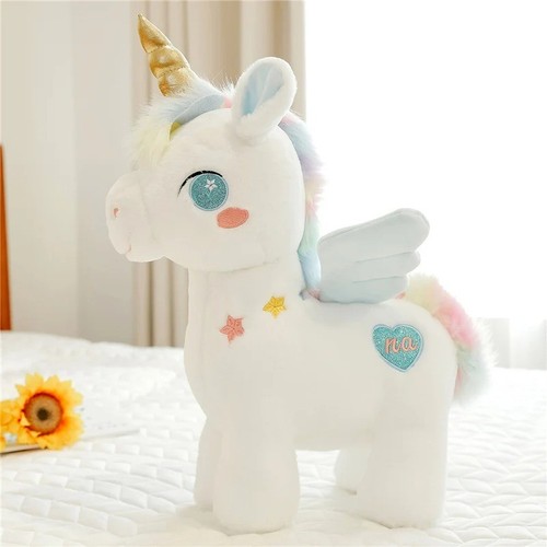 Unicorn blue inch stuffed - inch,
