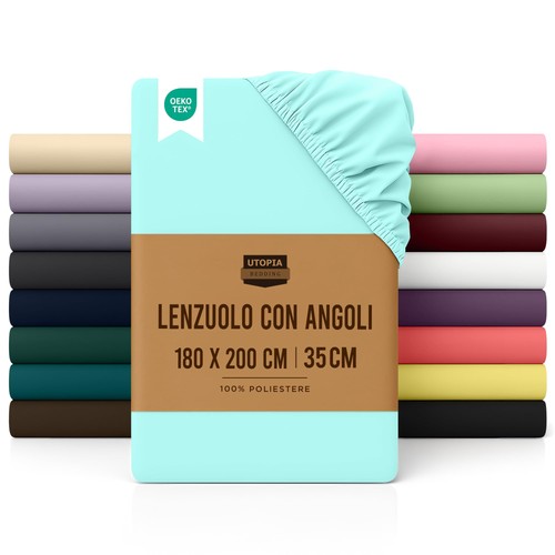 Utopia bedding lenzuolo con - bedding,