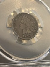 1908 Indian Head Cent 1c PCGS Very Fine Detail,scratch,historical Coin |