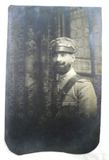 VECCHIA FOTO MILITARE SOLDATO UNIFORME DIVISA WW1 GUERRA MONDIALE GENIO AVIATORI