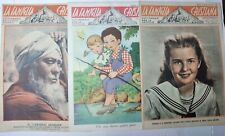 3 VECCHI GIORNALI FAMIGLIA