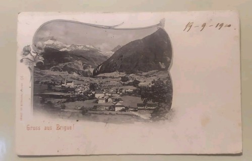 Antica cartolina brigue - ,