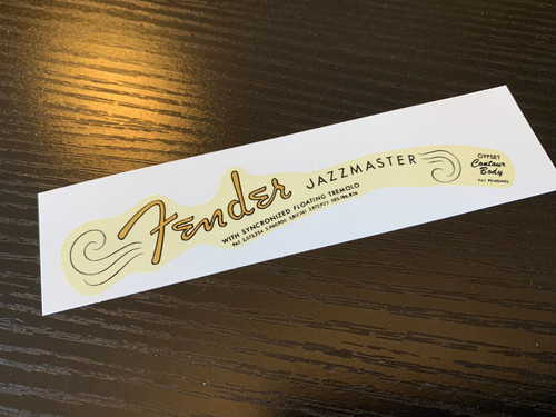 Fender jazzmaster spaghetti - fender,
