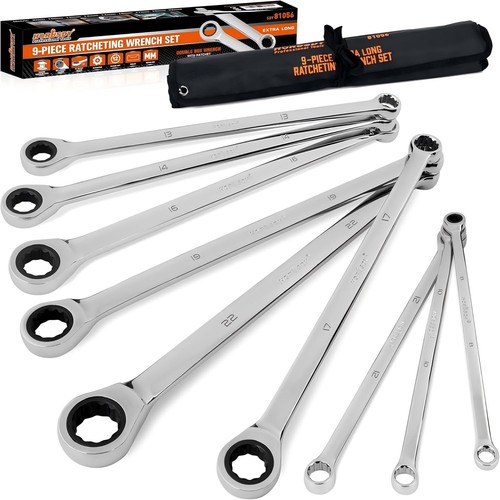 Piece extra long ratcheting - 9-piece,
