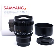 Samyang 85mm T1.5 VDSLR MK2 MF