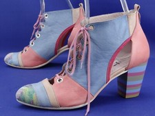 Maciejka Scarpe Stivali Estivi Donna Stivaletti Sandali Gr 40 Pelle