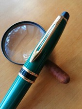 Waterman Expert fountain pen green nib F Expert Club collectible thirty years