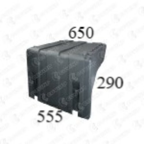 Coperchio copribatteria iveco - coperchio,