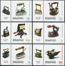 Romania 2012 antico set 6v pressa carbone ferro metallo acciaio MNH/1