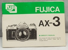 Fujica AX-3 Owner's Manual